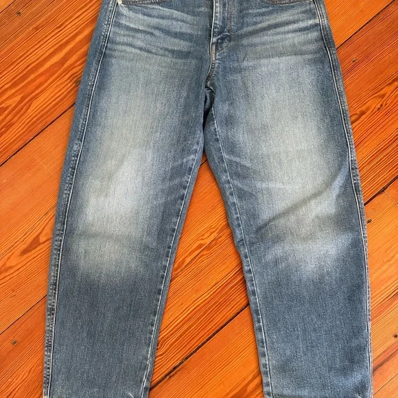 AYR The Knockout Barrel Leg Jeans in Hot  Take Size 28 - Picture 7 of 7